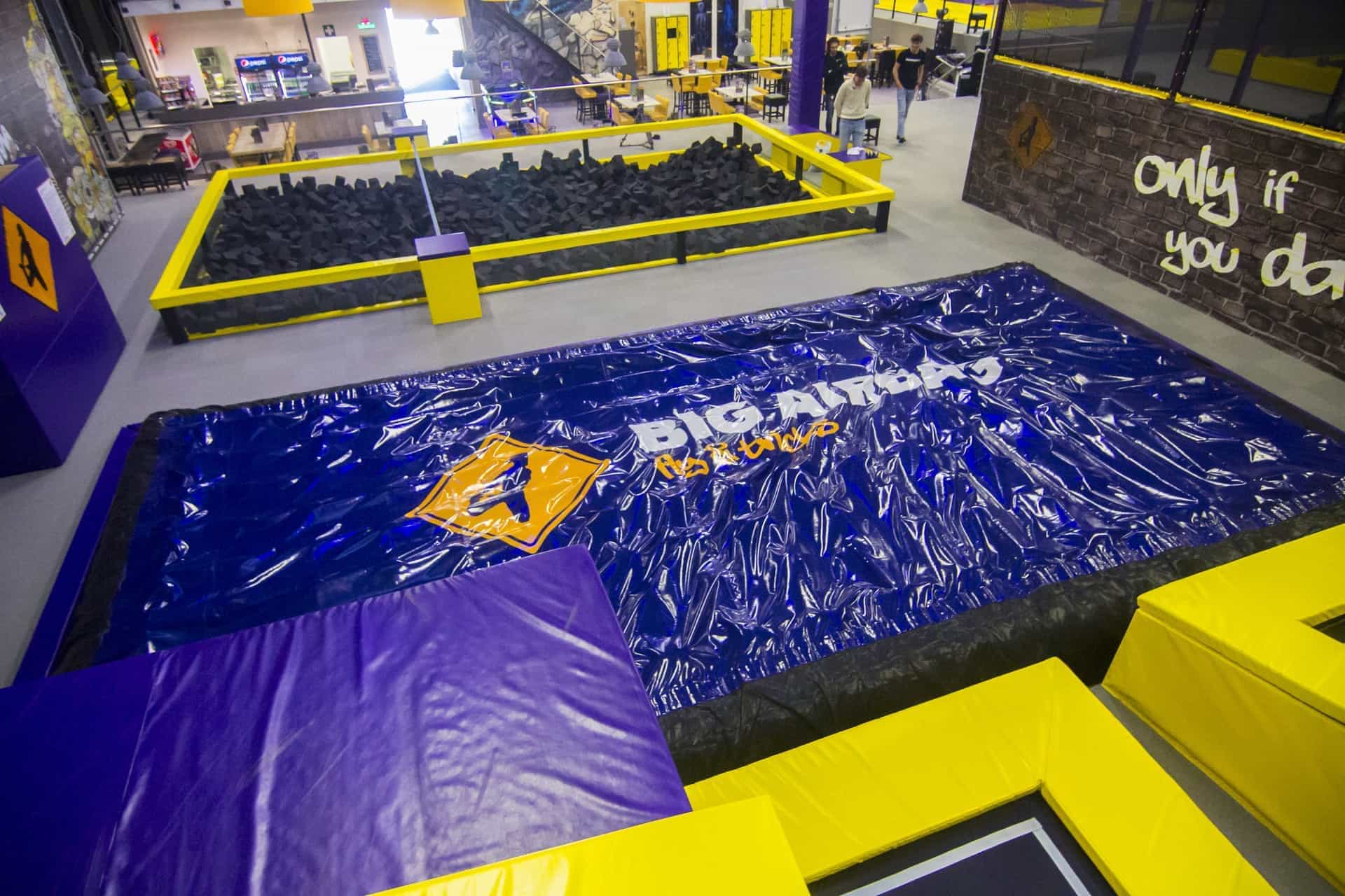 Foam Pit AirBag at trampoline parks across the world BigAirBag®