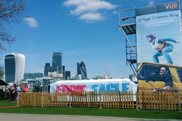 Fully branded airbag and tower