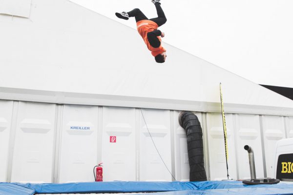 interalpin big air bag jump