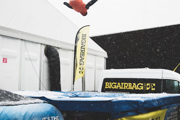 interalpin 2017 big air bag jump trampoline
