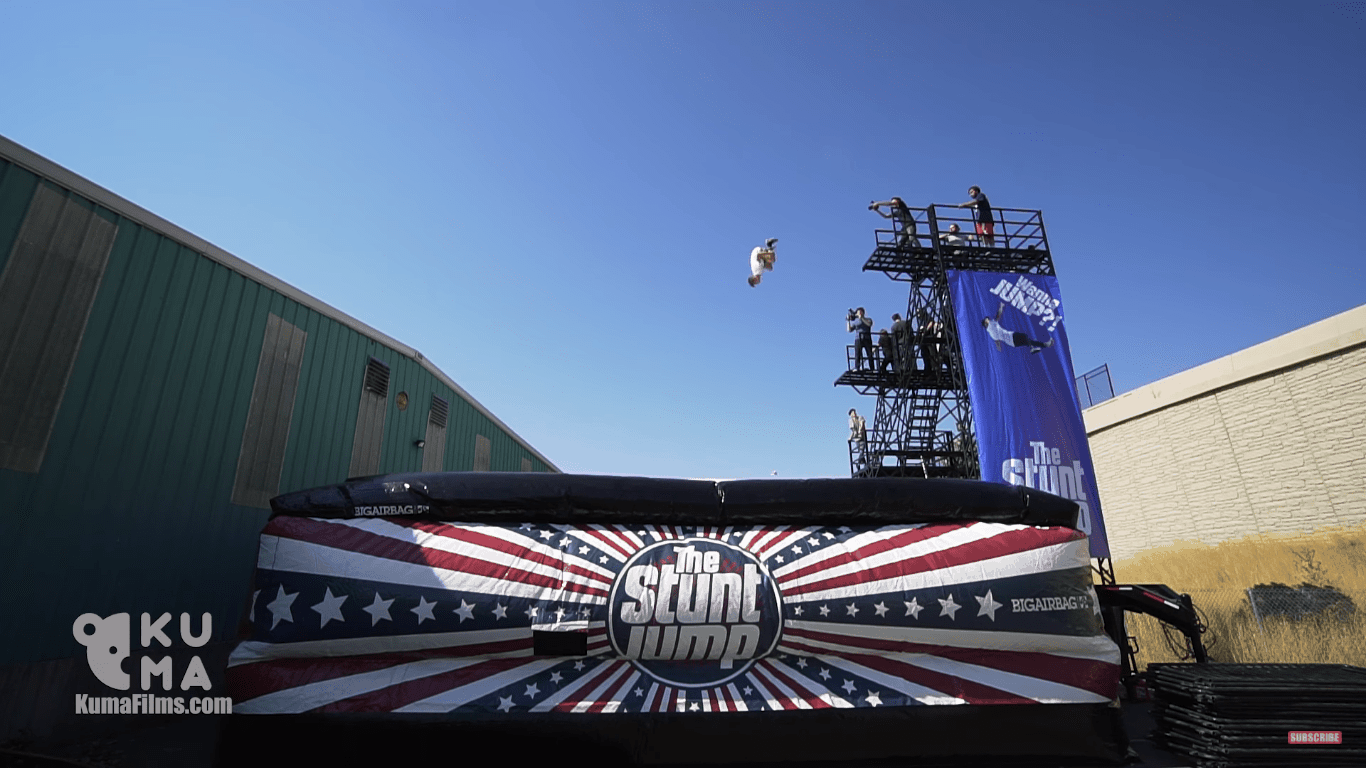 Kumafilms and the Stunt Jump join forces for an epic Freefall video on