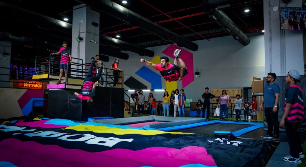 Hot News BigAirBag® BounceINC in Mumbai One of the first trampoline