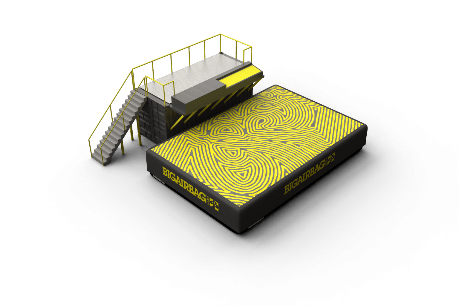 trampoline-station-3dmodel-attraction