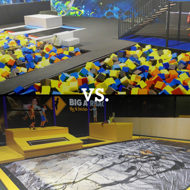 Foam Pits vs Airbags BigAirBag®