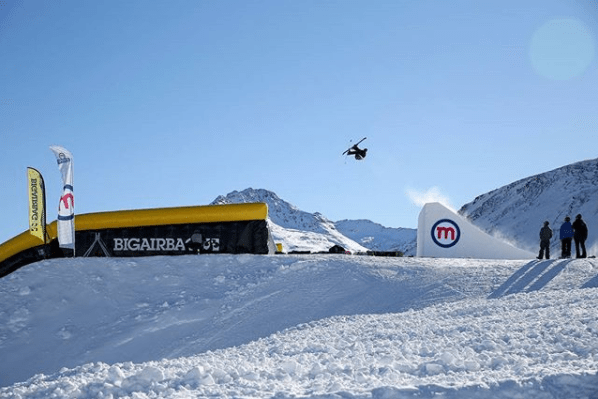 Tyler Jay Harding practicing in Livigno Tyler Jay Harding practicing in Livigno