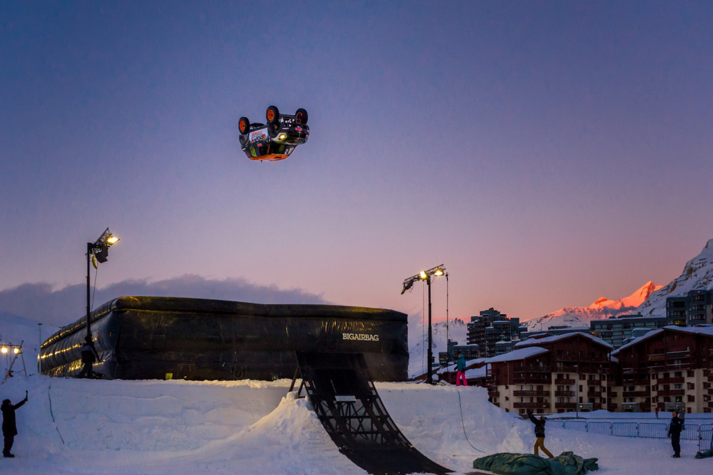 Hot News - BigAirBag® World's first backflip with a car!