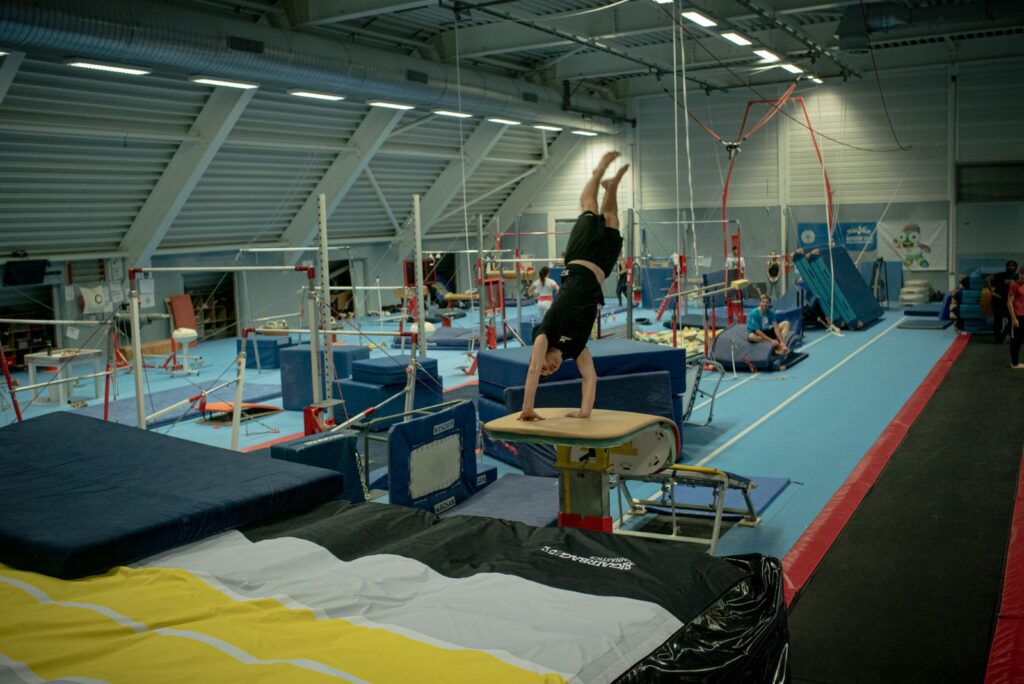 Gymnast in Turnz Amsterdam