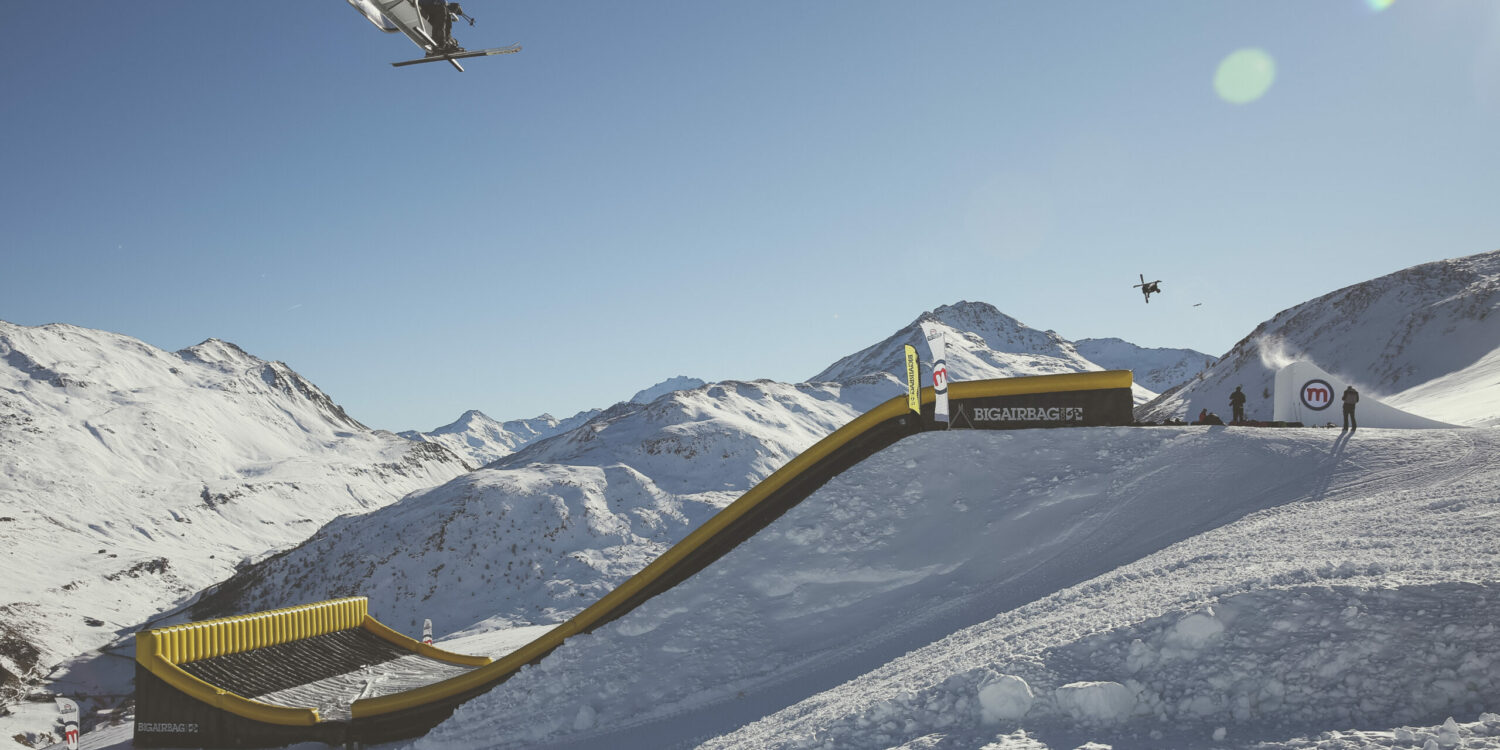 Day 7 - BigAirBag GB Park & Pipe - Mottolino Snow Park in Living Day 7 - BigAirBag GB Park & Pipe - Mottolino Snow Park in Living