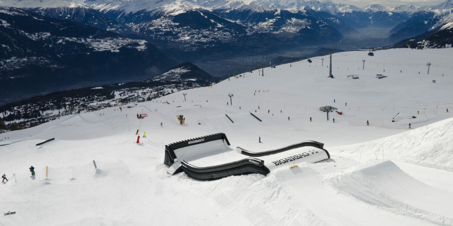 landing big air bag jump landing big air bag jump