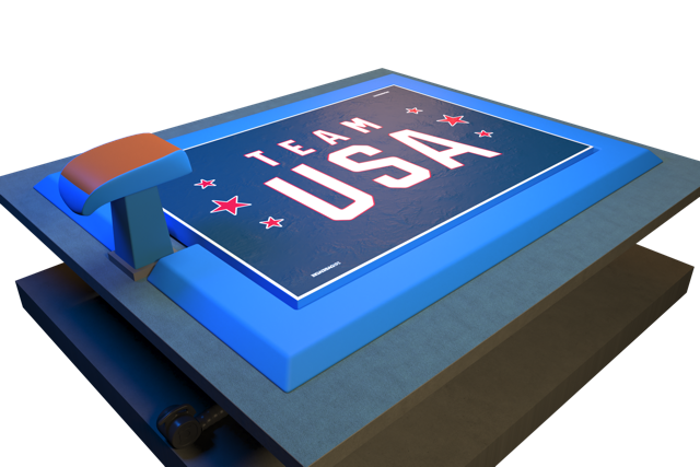 BigAirBag Gym Pit with Team USA branding