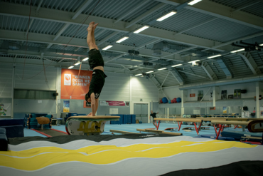 Raised AirBag for Gymnastics Training