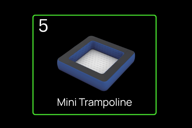 BigAirBag, obstacle parkour, Mini Trampoline