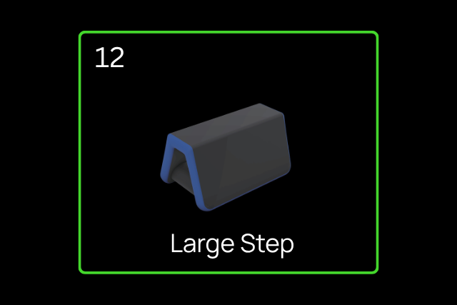 BigAirBag, obstacle parkour, Large step